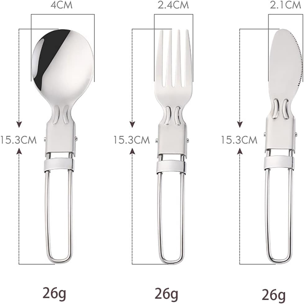 Commercial Kitchen Knife Set - Camping Flatware Sets Stainless Steel Kitchen