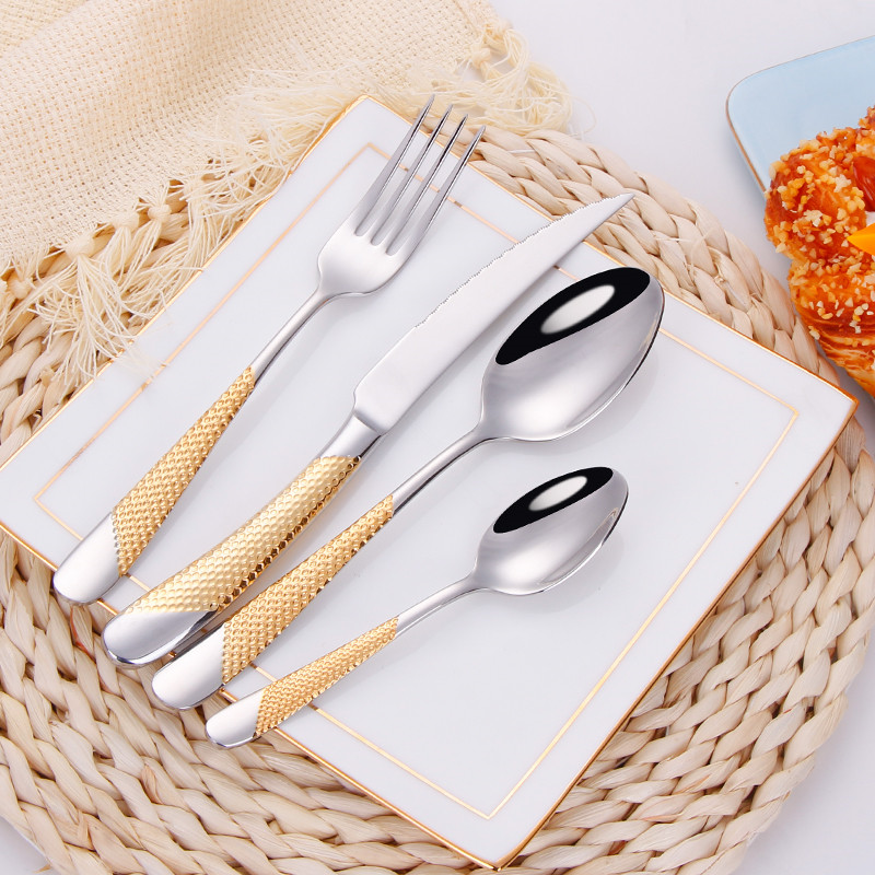 Commercial Kitchen Knife Set - Full Tableware for Kitchen Cutlery Set