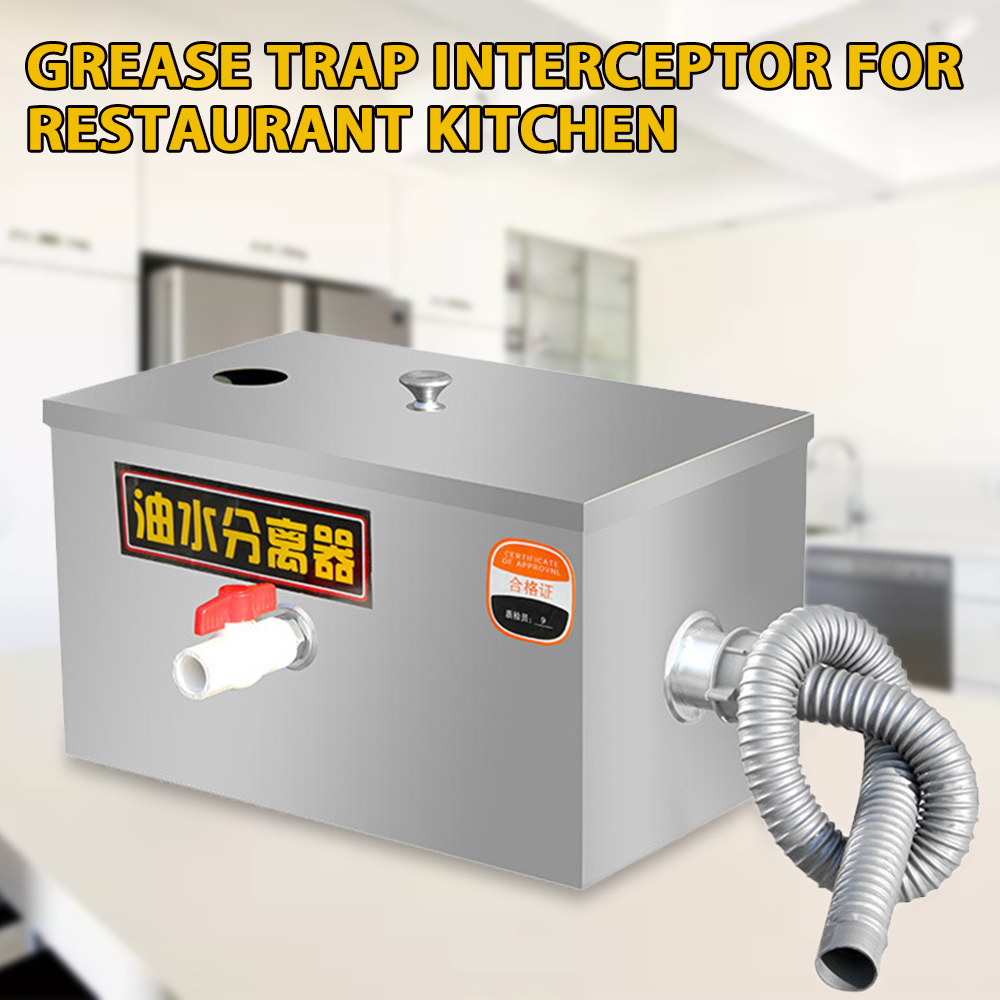 Commercial Kitchen Grease Interceptor - Grease Trap Stainless Steel Interceptor Oil