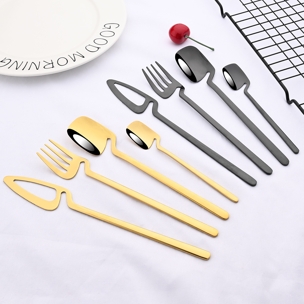 24Pcs Western Black Dinnerware – Commercial Kitchen Knife Set Bewertung und Preis