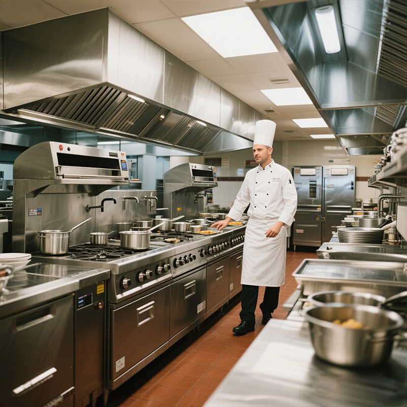 Stainless Steel Fast Food Equi – Commercial Kitchen Gas Line Bewertung und Preis