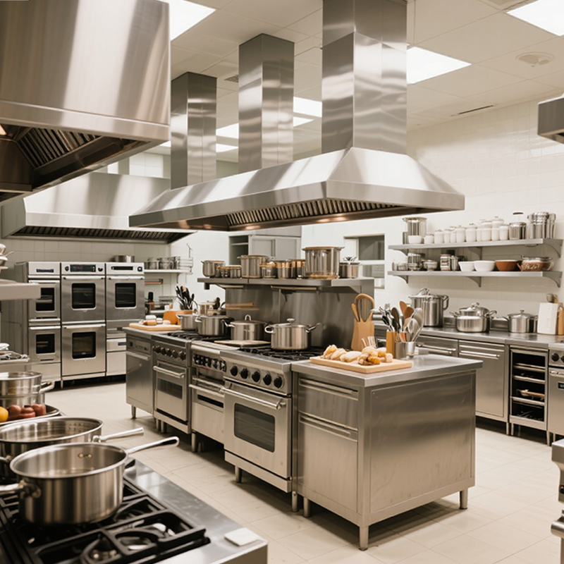 Stainless Steel Fast Food Equi – Commercial Kitchen Gas Line Bewertung und Preis