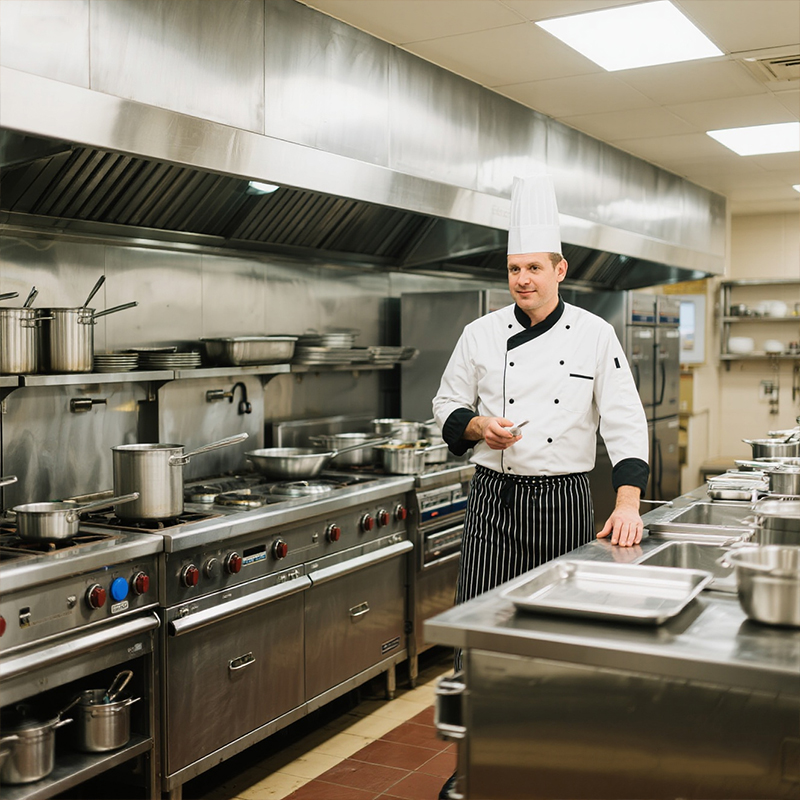 Stainless Steel Fast Food Equi – Commercial Kitchen Gas Line Bewertung und Preis