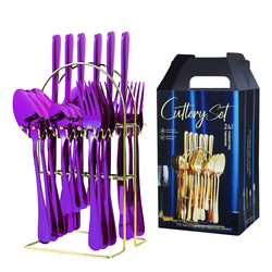 24Pcs Stainless Steel Dinnerwa – Commercial Kitchen Knife Set Bewertung und Preis
