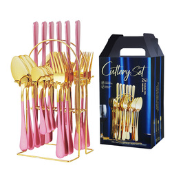 24Pcs Stainless Steel Dinnerwa – Commercial Kitchen Knife Set Bewertung und Preis
