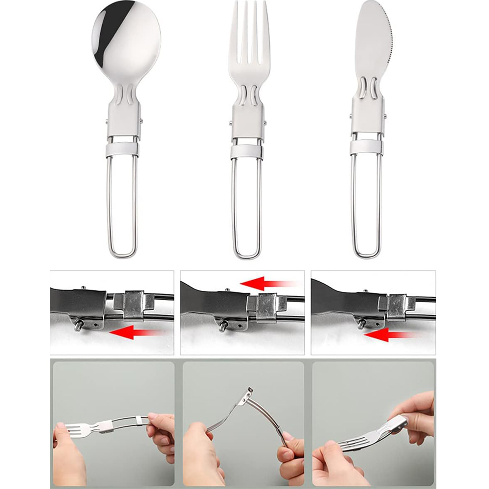 Camping Flatware Sets Stainles – Commercial Kitchen Knife Set Bewertung und Preis
