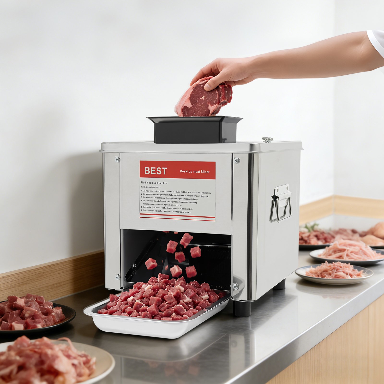 Home Meat Slicer| 2.5mm/10mm B – Meat Slicer Machine Bewertung und Preis