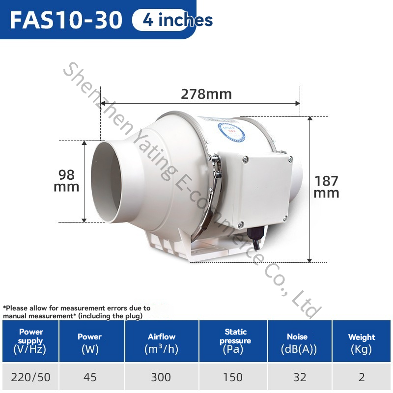 4inch Commercial Exhaust Fan P – Commercial Kitchen Exhaust Fan Bewertung und Preis
