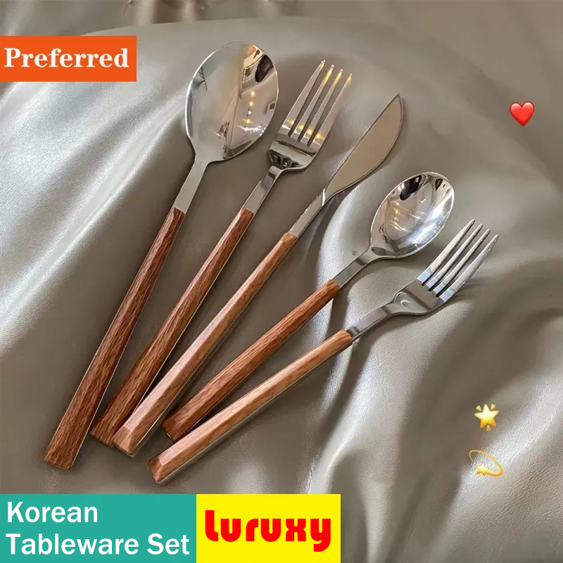 Wood Handle Cutlery Set Korean – Commercial Kitchen Knife Set Bewertung und Preis