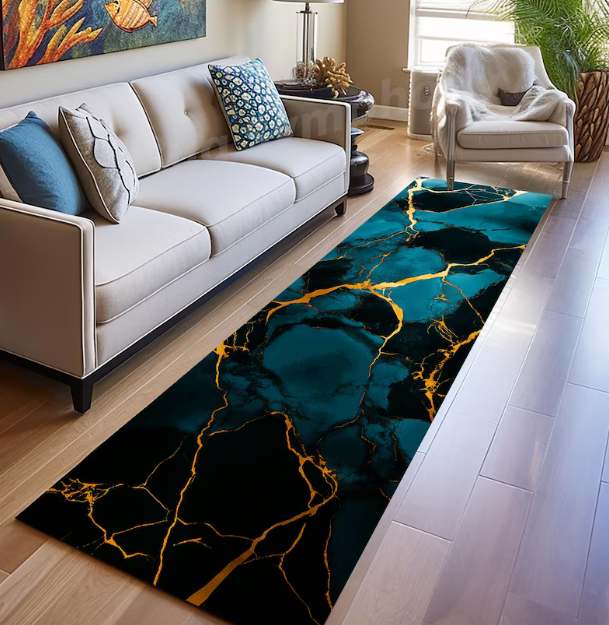 Marble Rug Runner Modern Non-S – Commercial Kitchen Tile Bewertung und Preis
