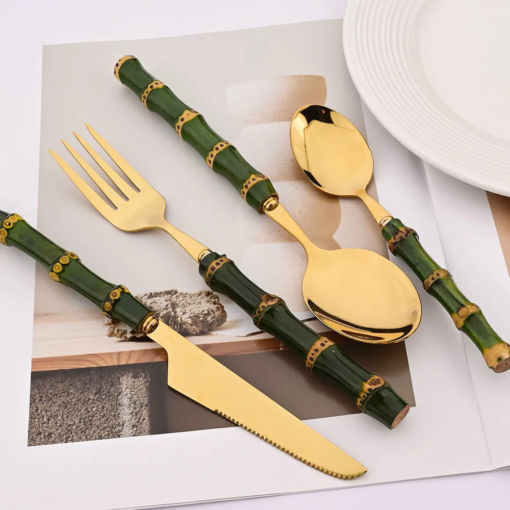 4Pcs Natural Bamboo Handle Din – Commercial Kitchen Knife Set Bewertung und Preis