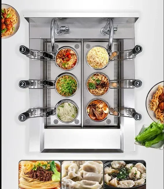 Auto-lift Pasta Cooker with 6  – Commercial Kitchen Boiler Bewertung und Preis