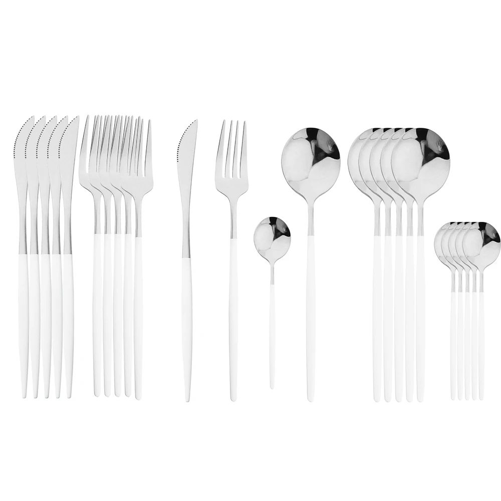 24Pcs Stainless Steel Dinnerwa – Commercial Kitchen Knife Set Bewertung und Preis