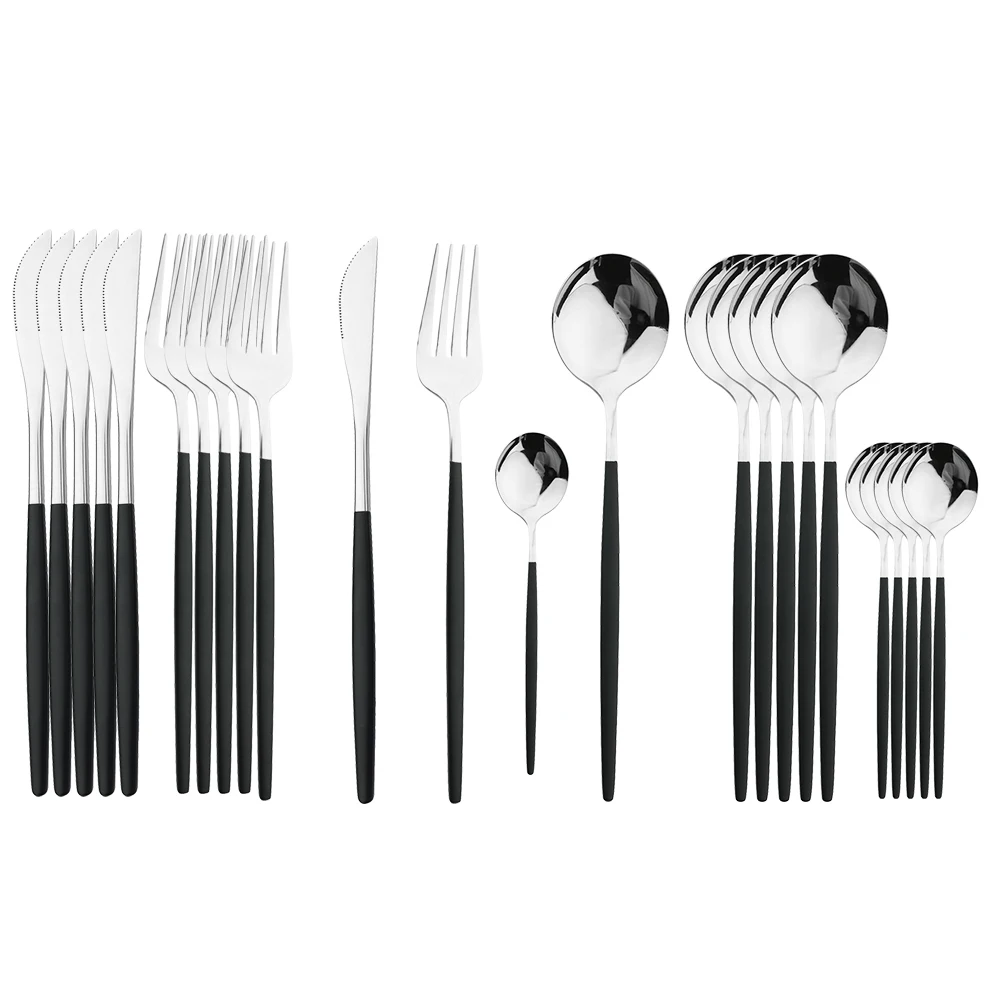 24Pcs Stainless Steel Dinnerwa – Commercial Kitchen Knife Set Bewertung und Preis