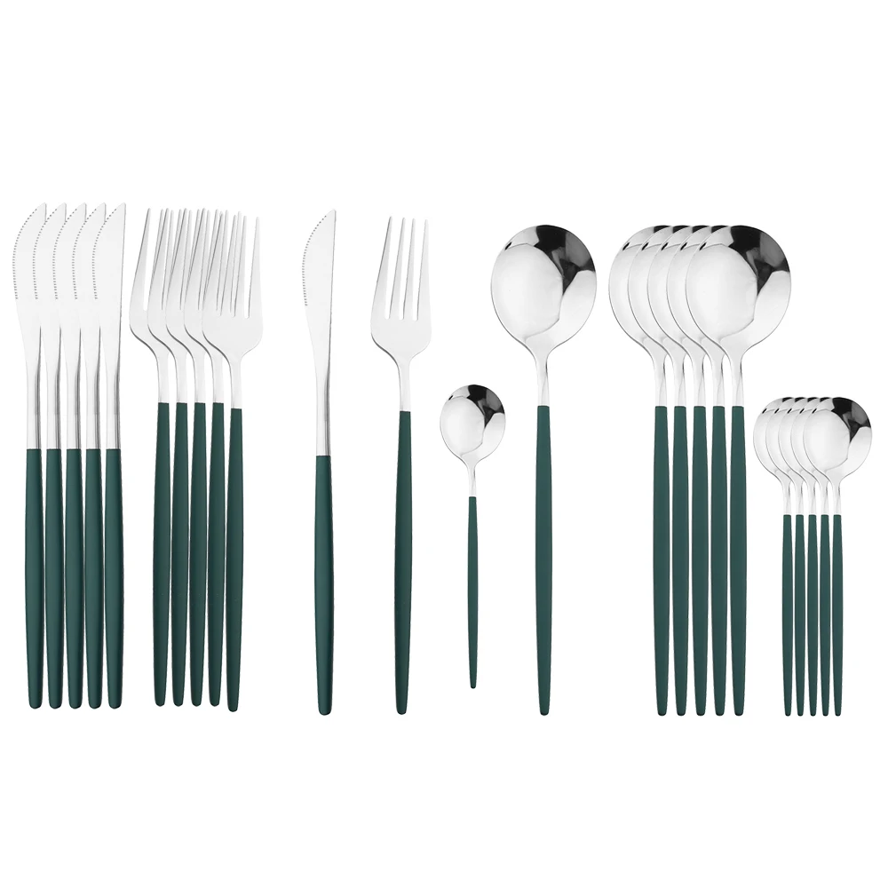 24Pcs Stainless Steel Dinnerwa – Commercial Kitchen Knife Set Bewertung und Preis