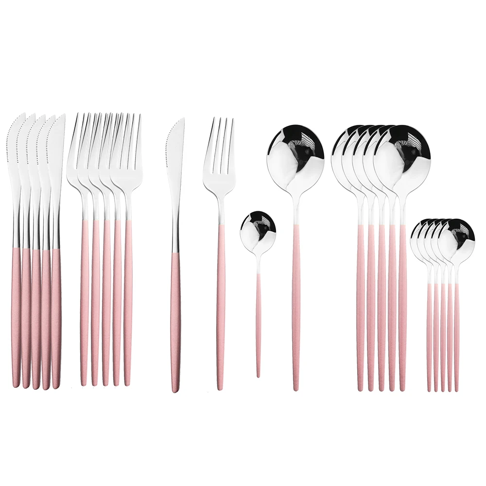 24Pcs Stainless Steel Dinnerwa – Commercial Kitchen Knife Set Bewertung und Preis