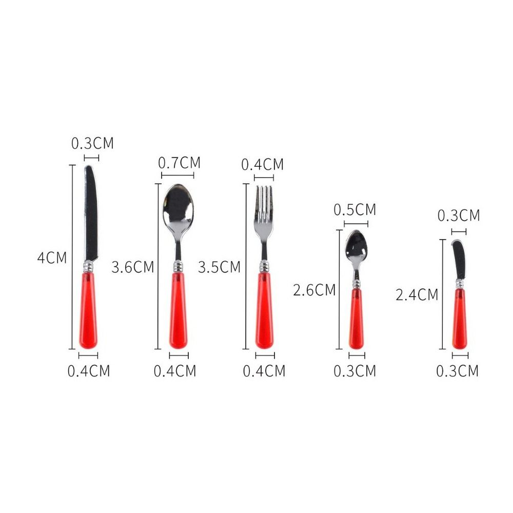 5pcs Set 1/6 Scale Miniature D – Commercial Kitchen Knife Set Bewertung und Preis
