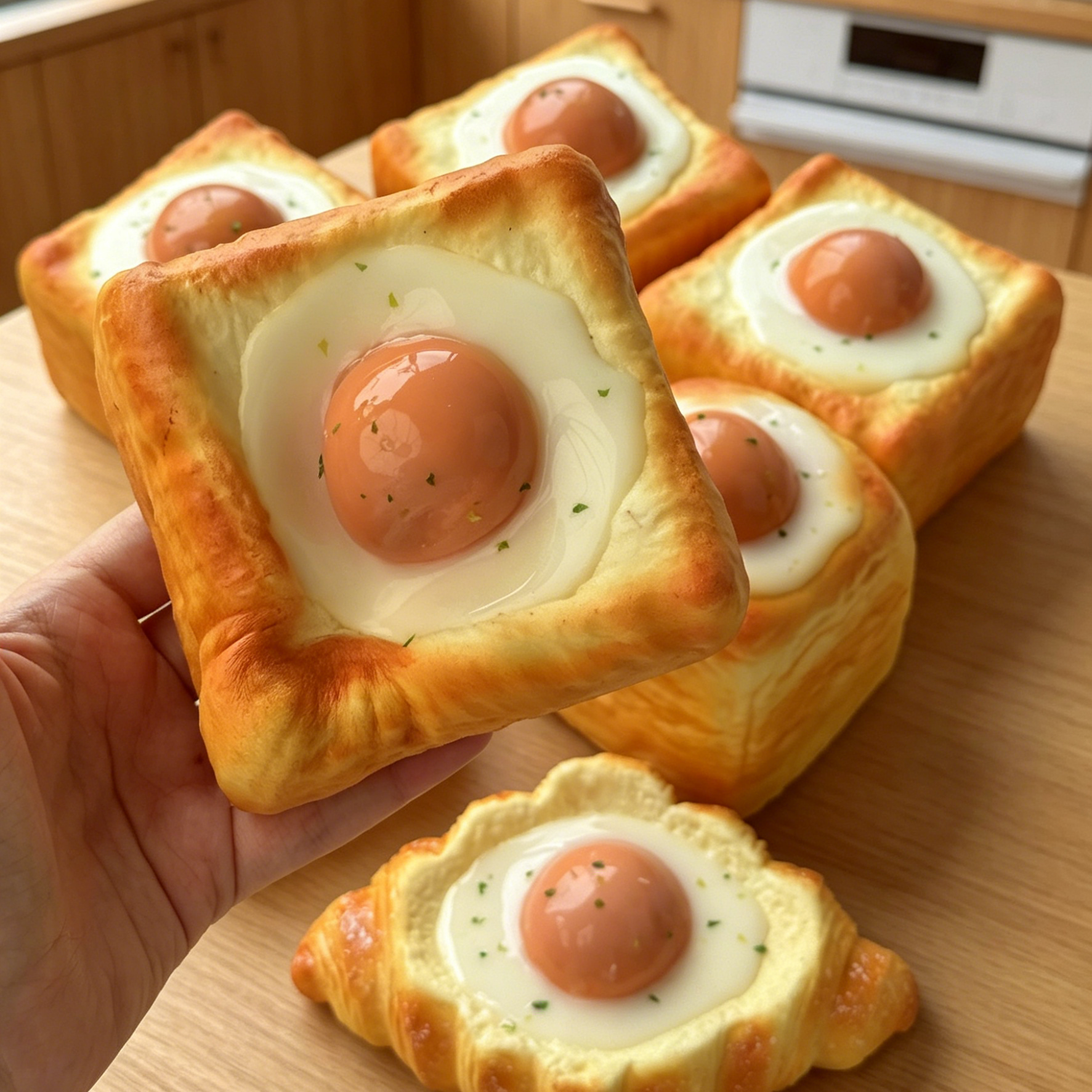 Realistic Egg Toast & Croissan – Commercial Kitchen Layouts Bewertung und Preis