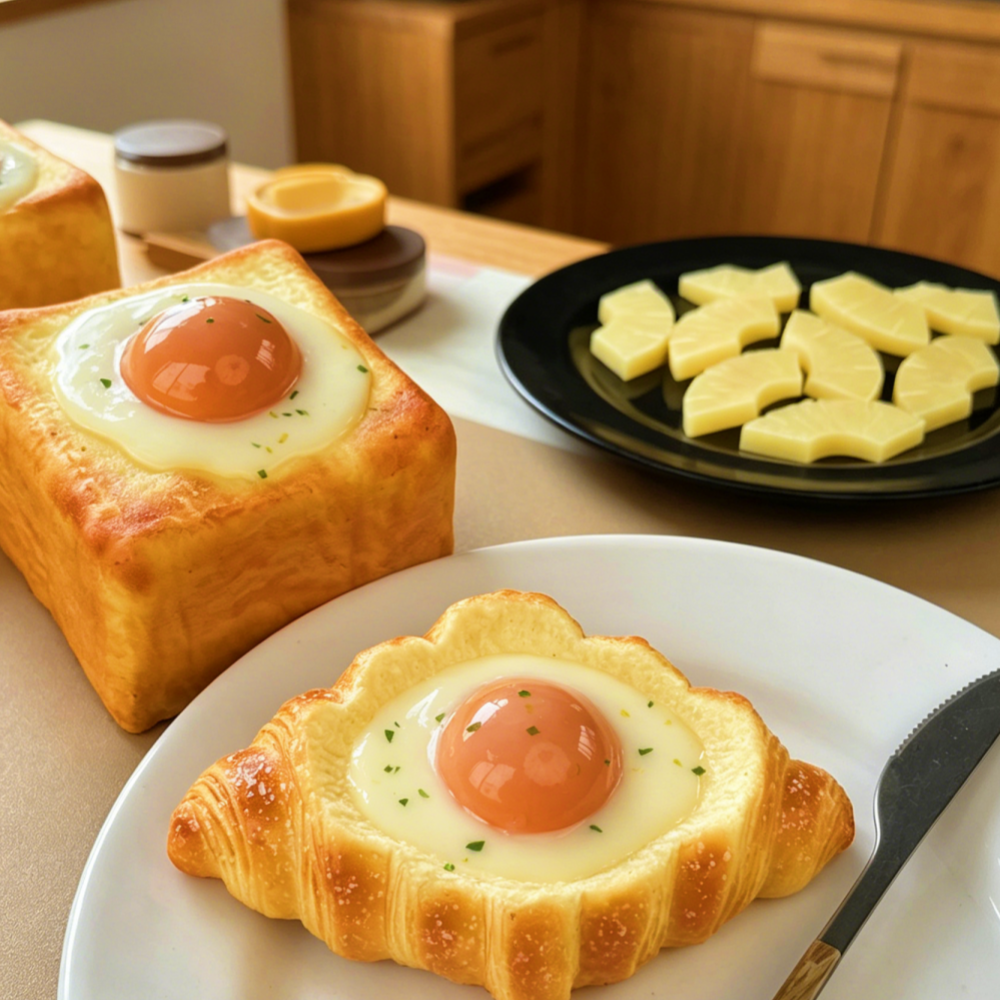 Realistic Egg Toast & Croissan – Commercial Kitchen Layouts Bewertung und Preis