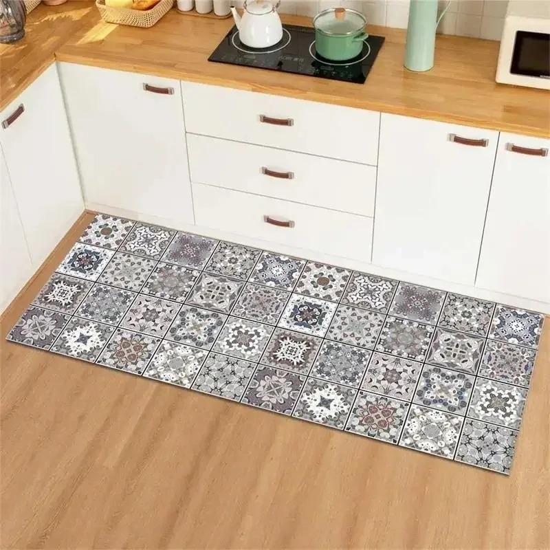 Blue Yellow Vintage Tile Colla – Commercial Kitchen Tile Bewertung und Preis