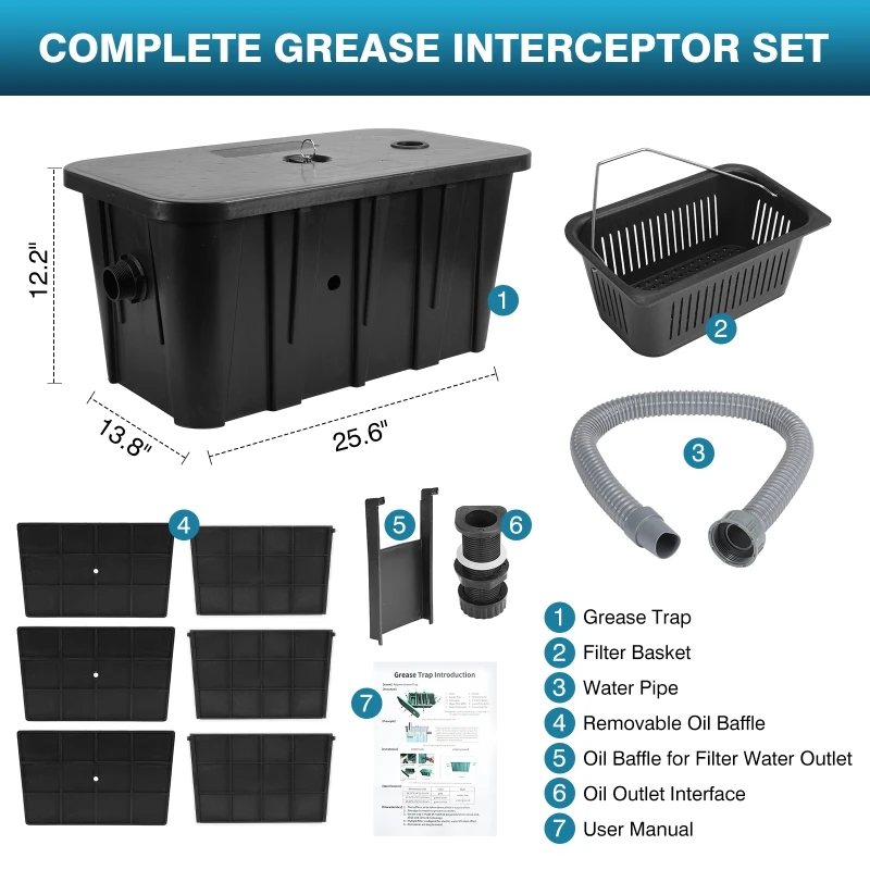 Commercial Oil-water Separator – Commercial Kitchen Grease Interceptor Bewertung und Preis