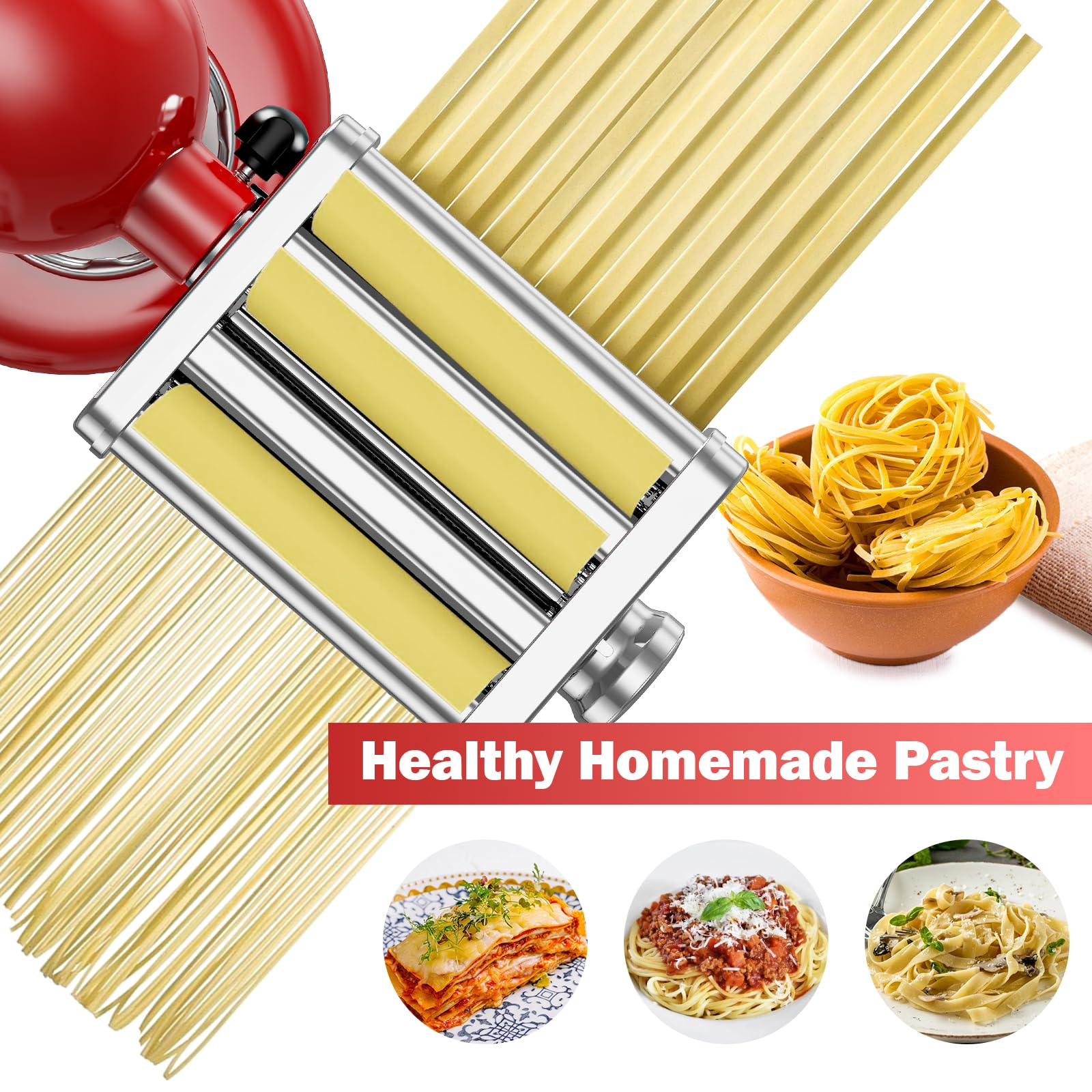 Gvode 3 in 1 Pasta Attachment  – Commercial Kitchenaid Bewertung und Preis
