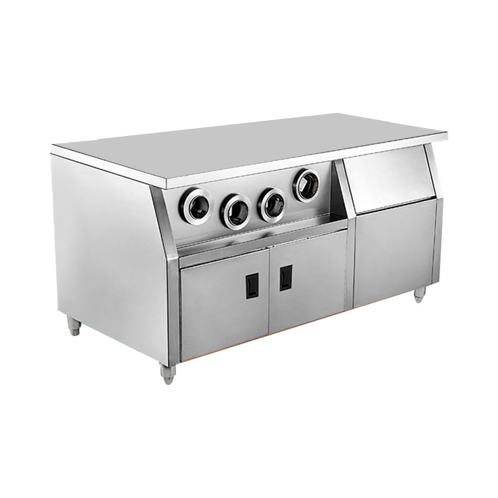 Stainless Steel Fast Food & Re – Commercial Kitchen Island On Wheels Bewertung und Preis