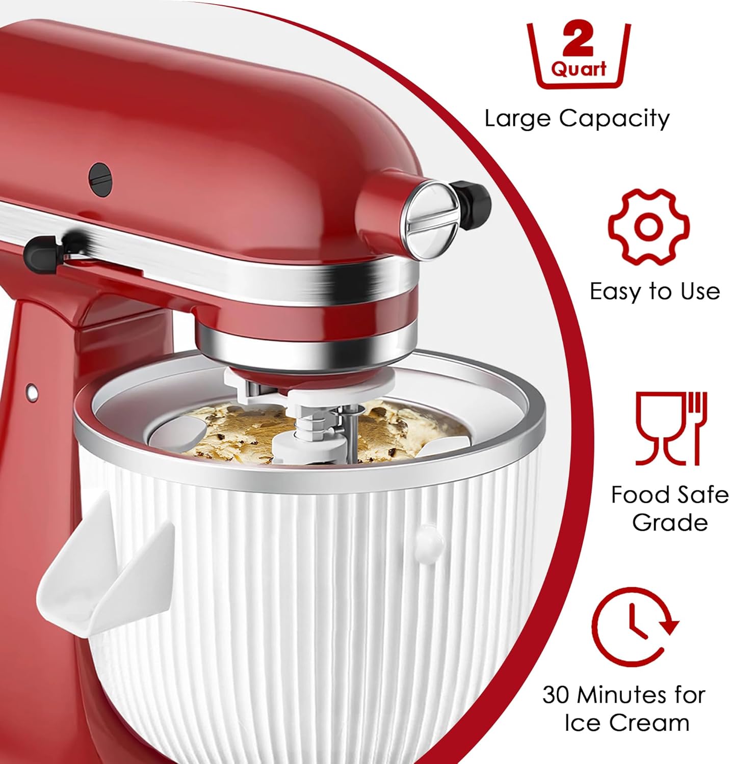 Ice Cream Maker Attachment for – Commercial Kitchenaid Bewertung und Preis