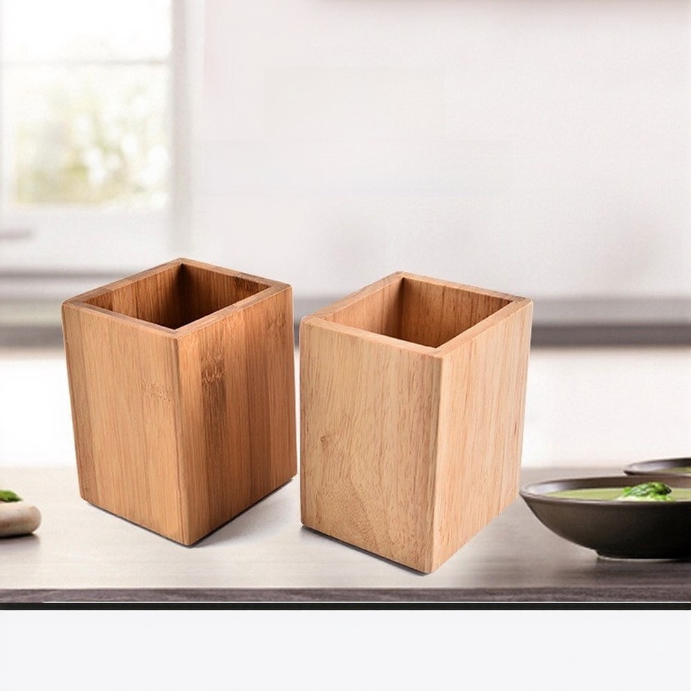 Solid Wood Utensil Holder for  – Commercial Kitchen Layouts Bewertung und Preis